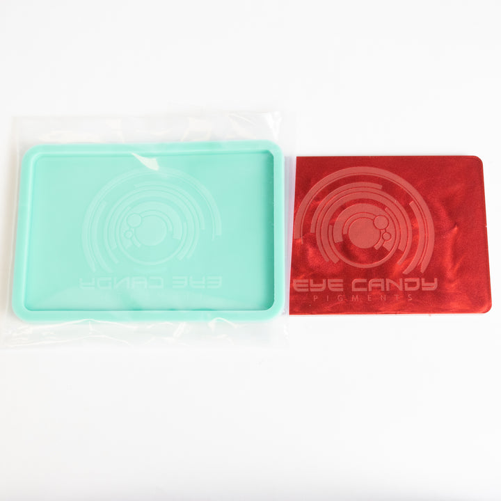 Eye Candy Sample Tile Mold — 4" × 6" × 1/4" (with Embedded Logo)