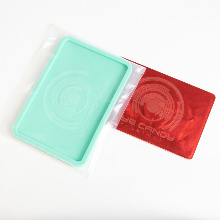 Eye Candy Sample Tile Mold — 4" × 6" × 1/4" (with Embedded Logo)