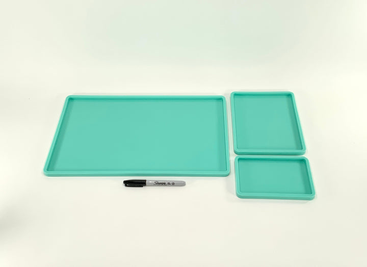 Rectangle FLAT Mold for Resin | 4 Sizes |