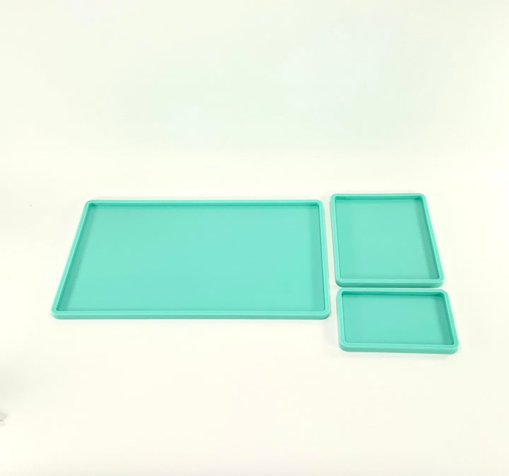 Rectangle FLAT Mold for Resin | 4 Sizes |