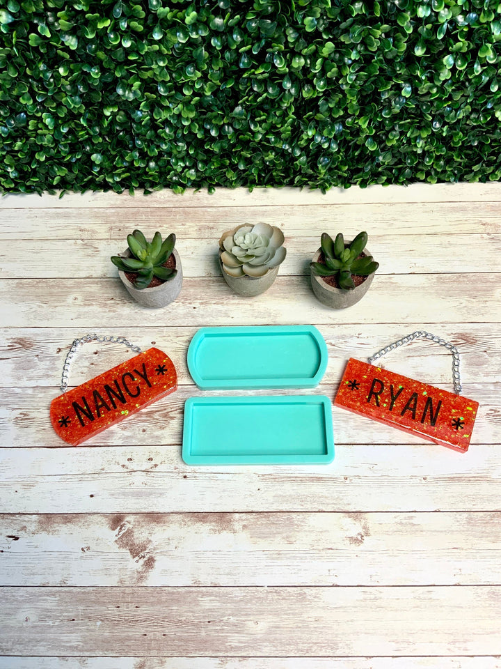 Sign Molds for Resin | 7"x3" or 5"x2" | Wall Hanging Mold, Hanging Sign Mold