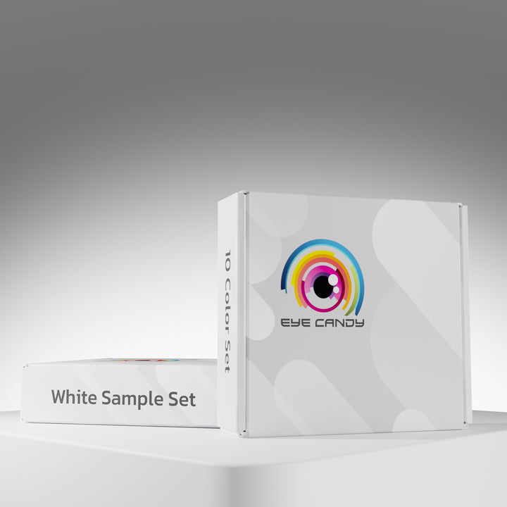 10 Color Pigment Powder Variety Pack Set - Whites
