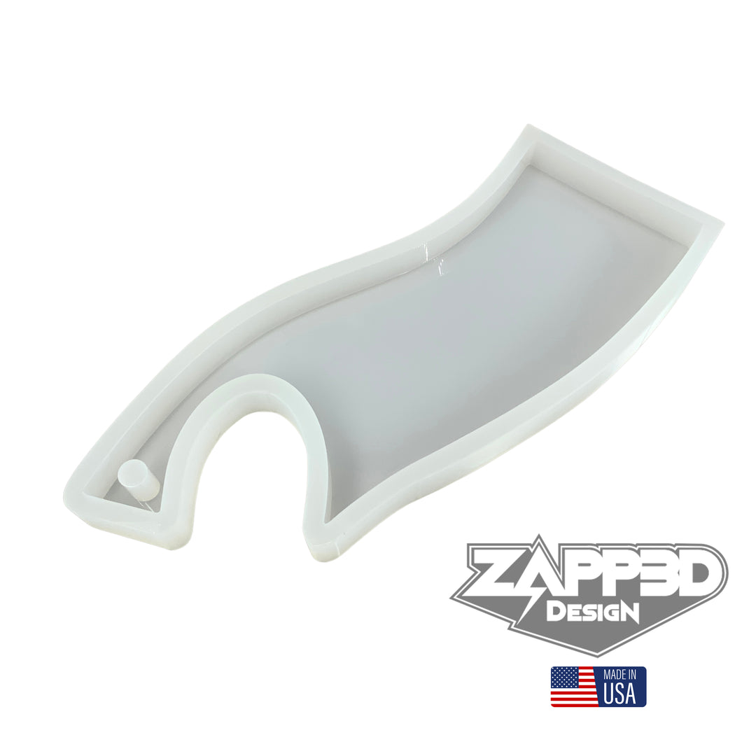 18"x 7.4" x 1.25" Cleaver Cheese Board Silicone Mold, Charcuterie Board Mold