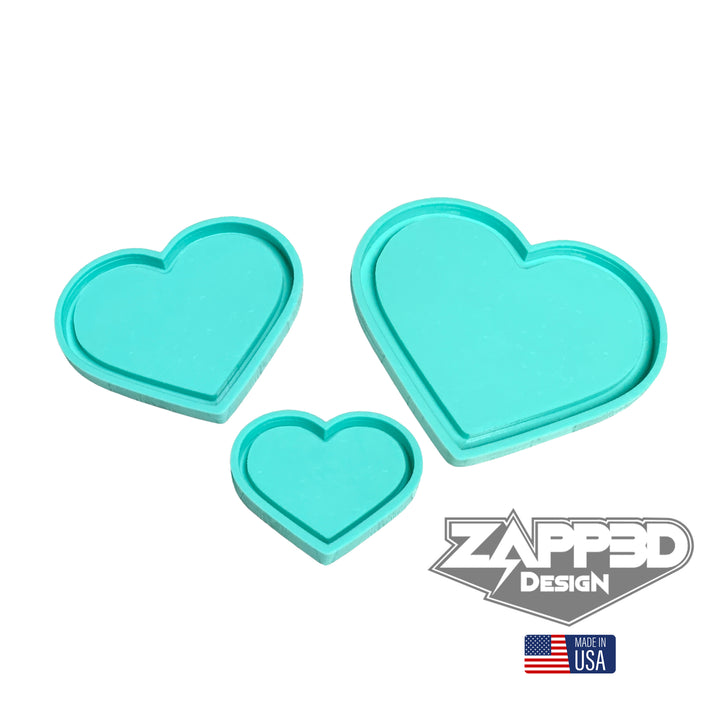 Heart Tray Molds | 3 Sizes - 5", 7" & 9” |