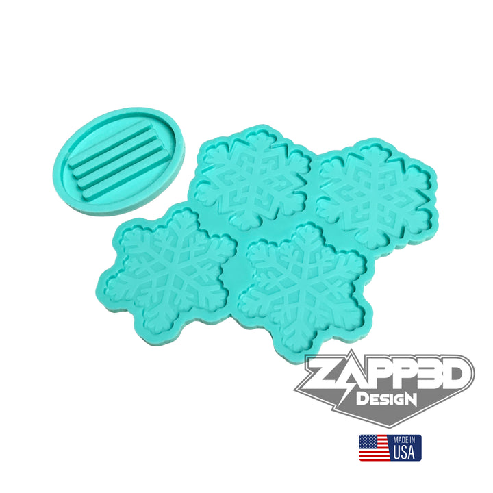 Snowflake Coaster Mold, Christmas Molds