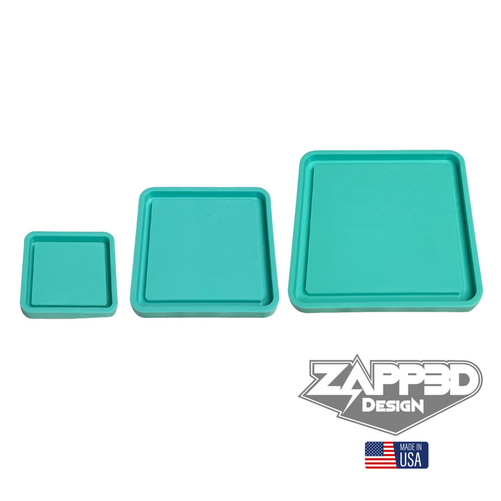 Square Tray Silicone Mold | Sizes - 4", 6", 8" |