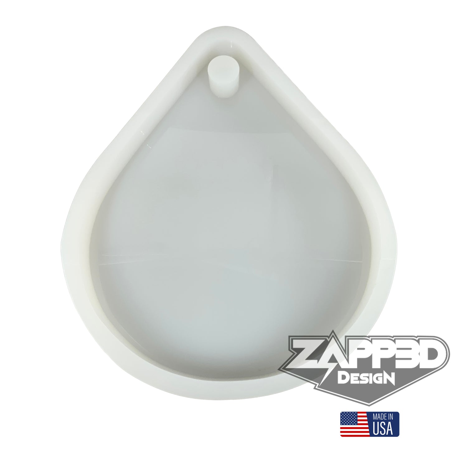 14.6" x 12"x 1.25" Teardrop Charcuterie Board Silicone Mold - Serving Board Mold