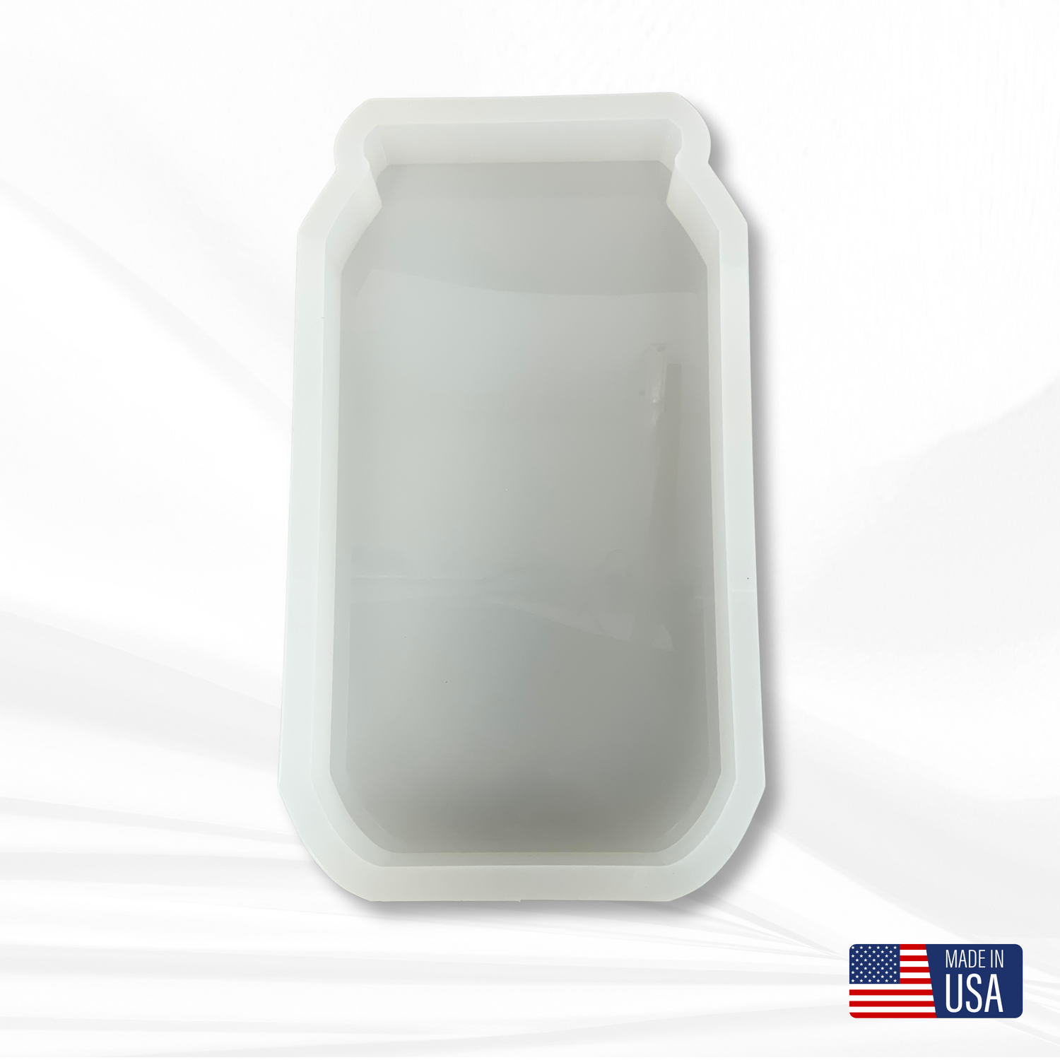 12"x 6.5"x 1.25" Beer Can Cheese Board Silicone Mold - Board Mold, Soda Can Mold