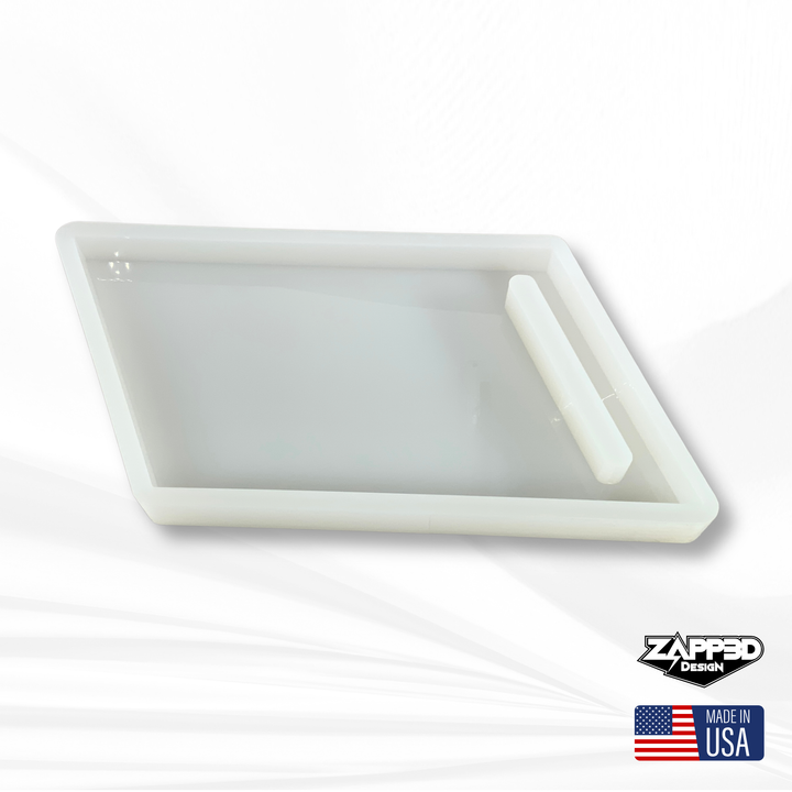 18"x 8"x 1.25" Slanted Rectangle Silicone Mold, Charcuterie Mold, Cheese Board Mold