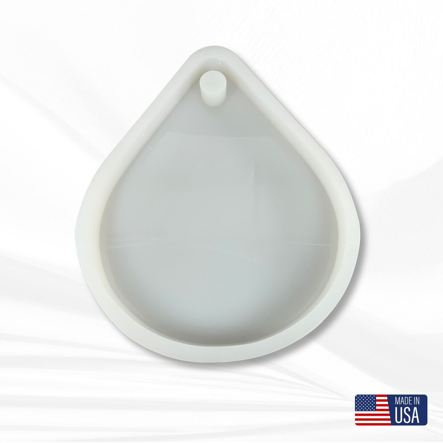14.6" x 12"x 1.25" Teardrop Charcuterie Board Silicone Mold - Serving Board Mold
