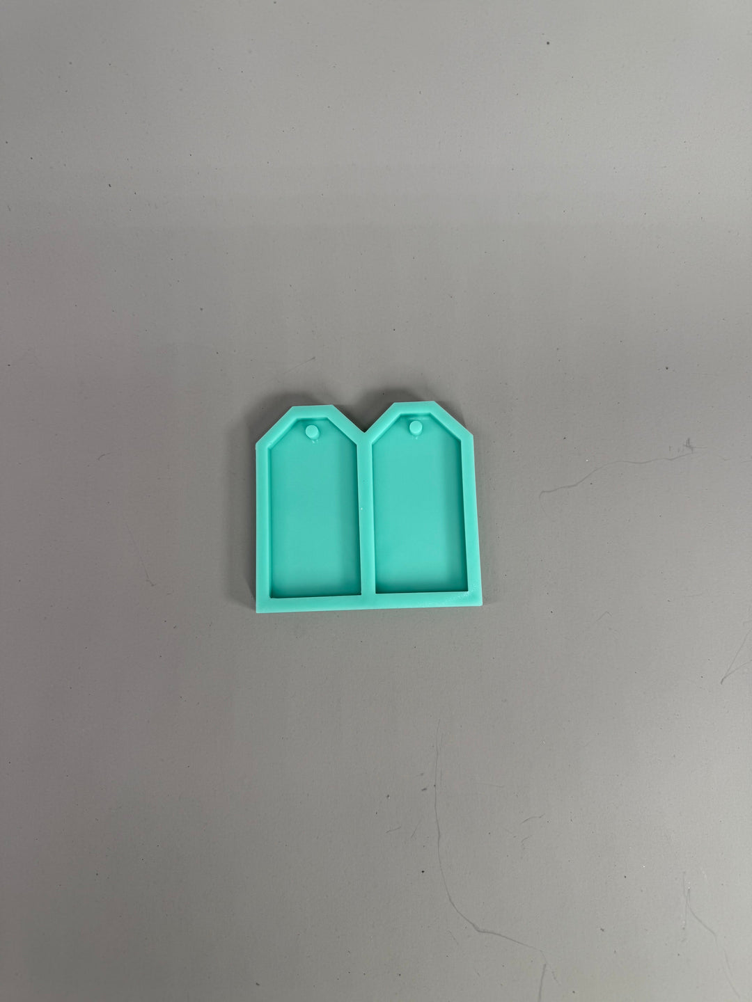 Tag Silicone Mold | 3”x1.5”x.25” | Ornament Mold, Small Sign Mold, Keychain Mold