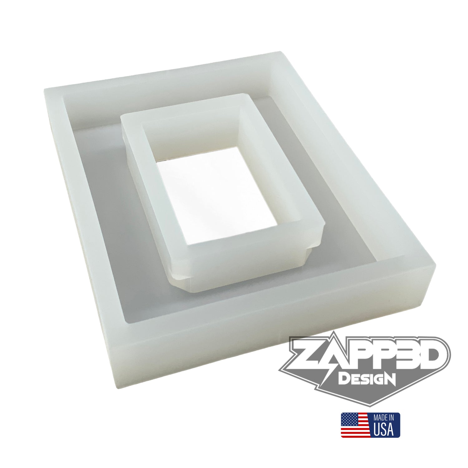 4" x 6" Picture Frame Silicone Mold | 1.5" Deep |