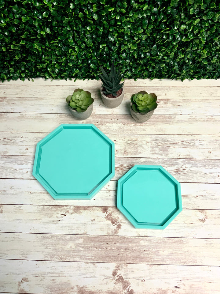Octagon Tray Mold | Sizes - 5" and 7" |