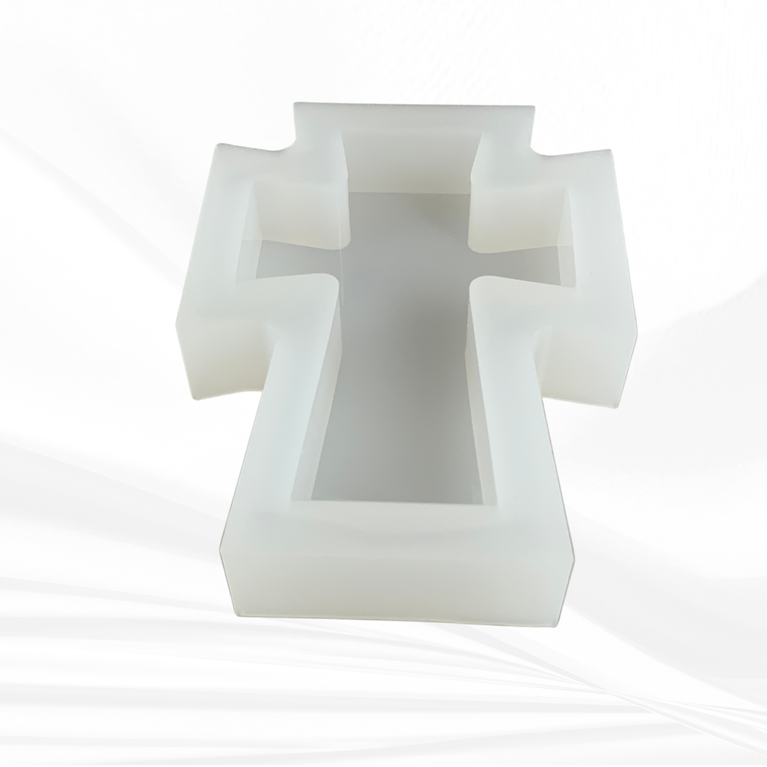 Flared Cross Silicone Mold | 5 Sizes | Cross Mold
