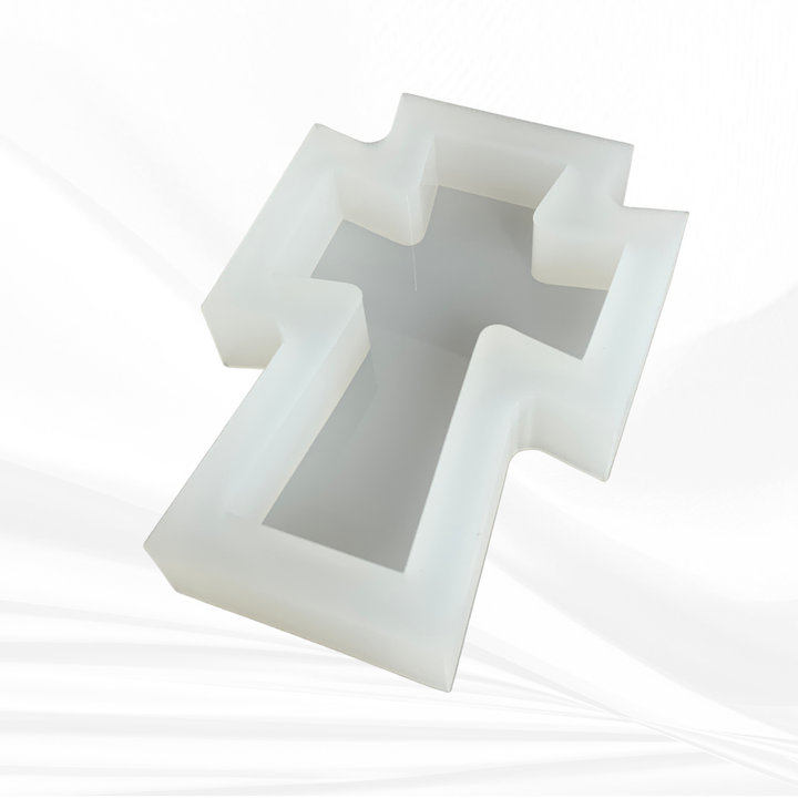 Flared Cross Silicone Mold | 5 Sizes | Cross Mold