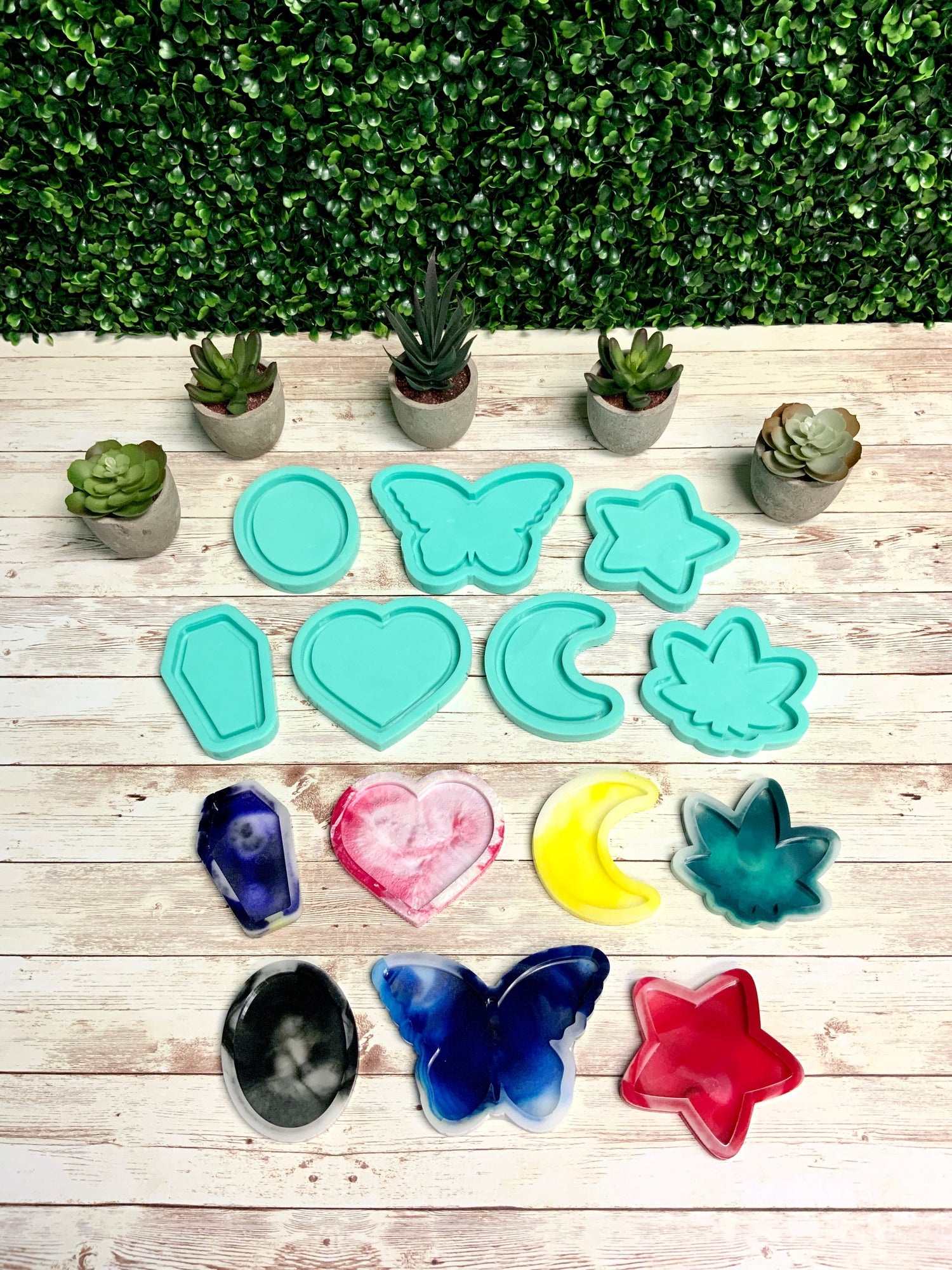 Mini Tray Molds | 7 Shapes | 3.5" Tall |