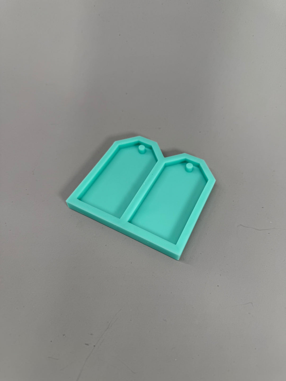 Tag Silicone Mold | 3”x1.5”x.25” | Ornament Mold, Small Sign Mold, Keychain Mold
