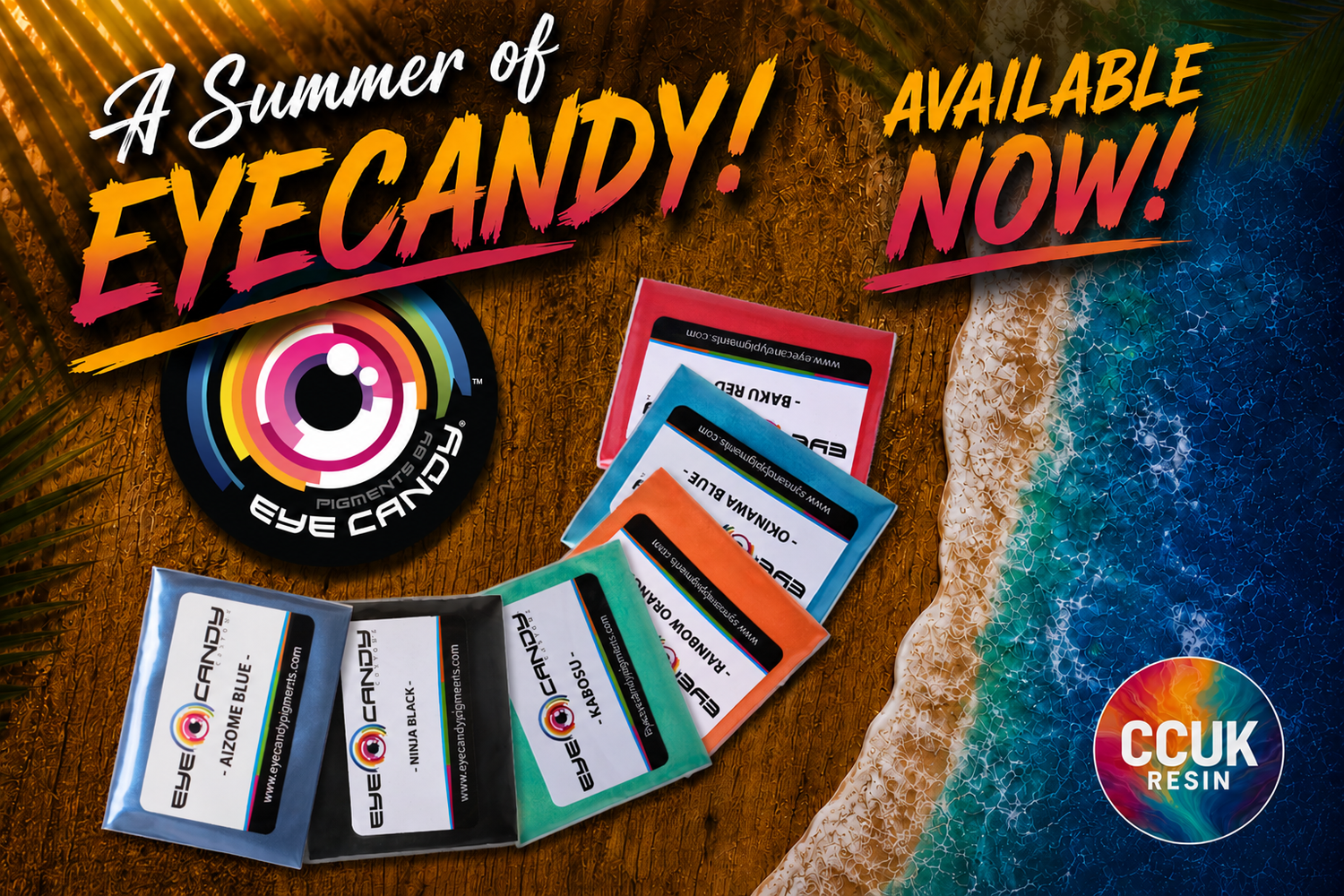 Summer of Eye Candy × CCUK Resin — 100 Sets Only, Won't Restock
