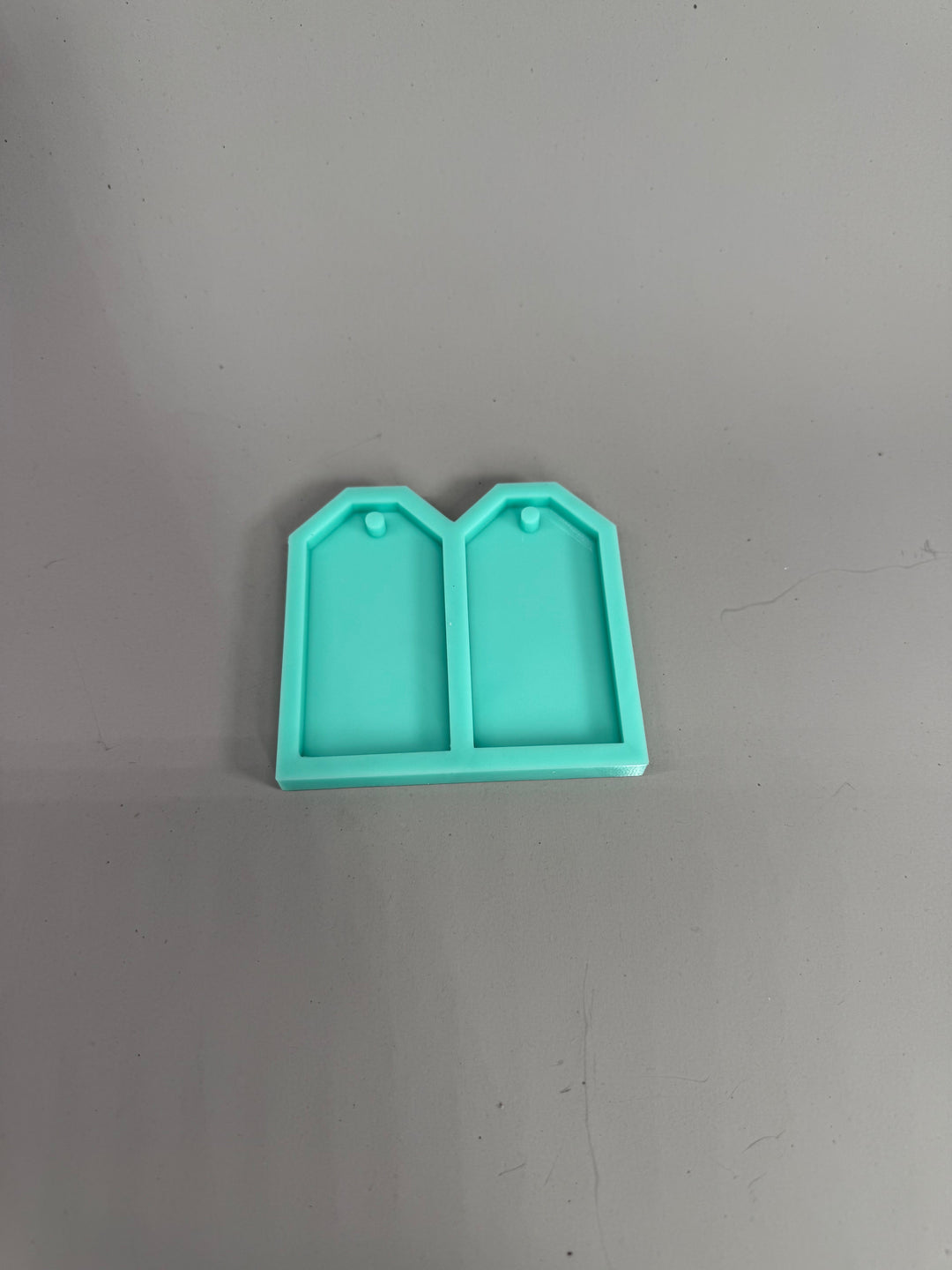 Tag Silicone Mold | 3”x1.5”x.25” | Ornament Mold, Small Sign Mold, Keychain Mold