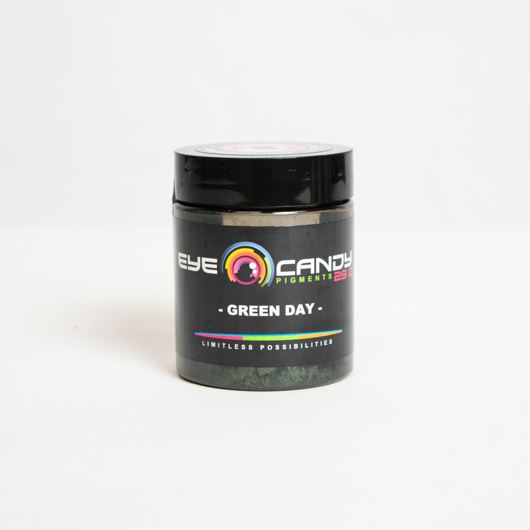 Clearance H - (1) 25 Grams Green Day Pigment - (New) - Retail $11.99