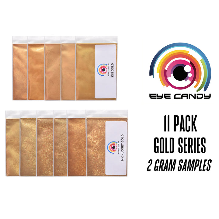 11 Color Golds Powder Variety Pack Set