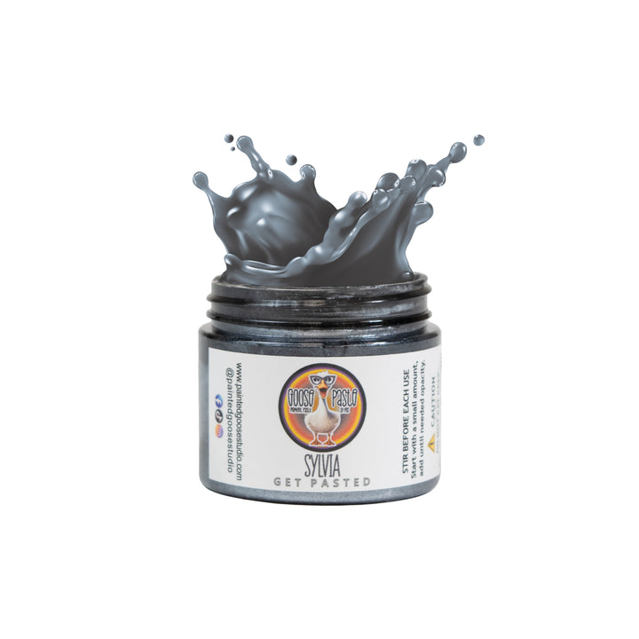 Sylvia Gunmetal Metallic Pigment Paste / 50 ml.