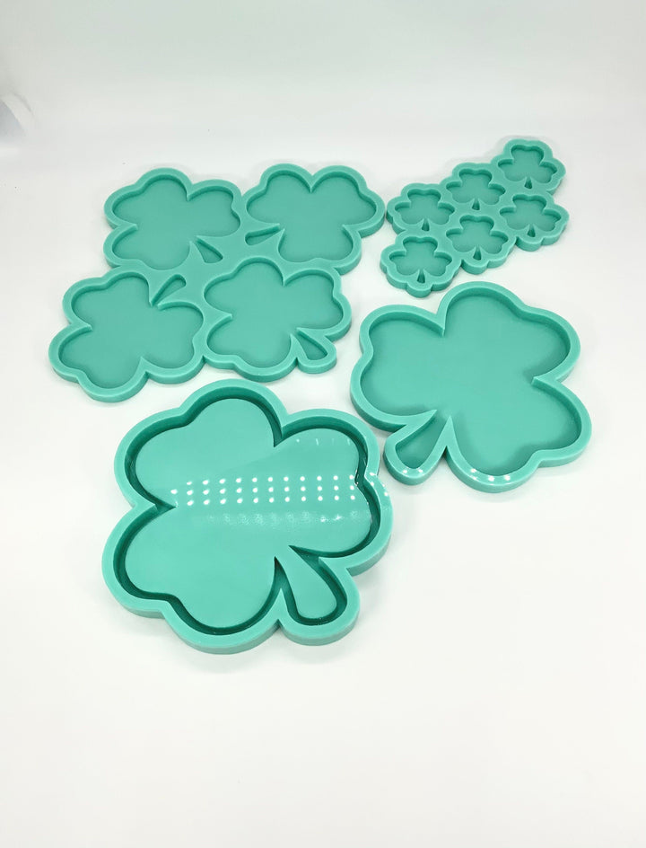 Shamrock Tray Silicone Mold | 7”x 7” | St. Patrick's Day