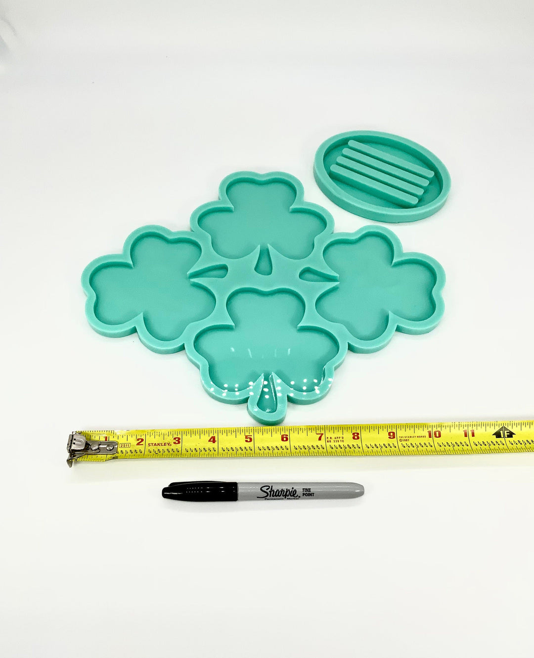 Shamrock Coaster Mold Set, St. Patrick's Day