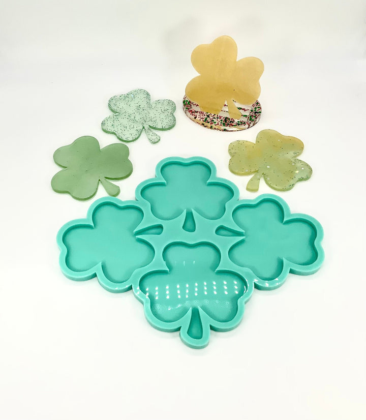 Shamrock Coaster Mold Set, St. Patrick's Day