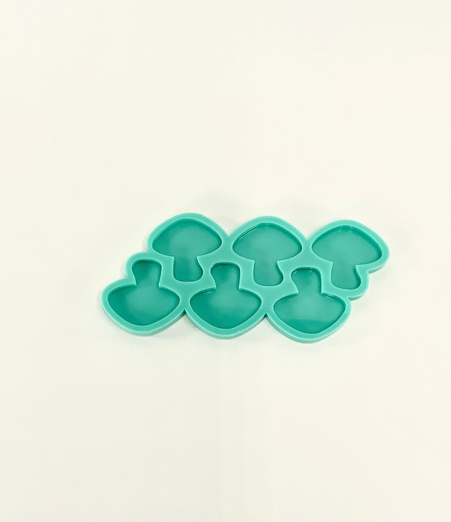 Mushroom Mold | 2” x 2” x .25”| Keychain Mold, Magnet Mold