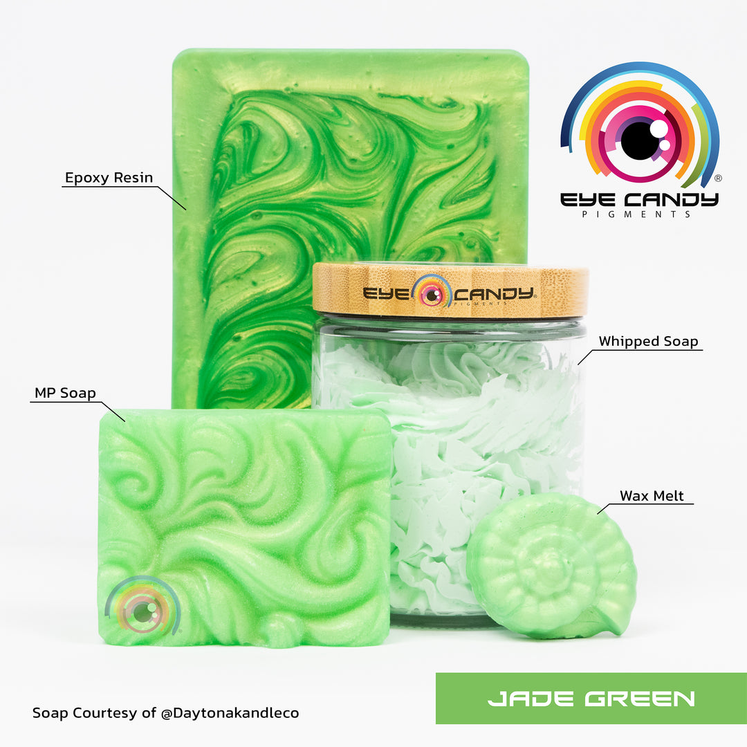  Eye Candy Premium Green Mica Powder Pigments, Multipurpose DIY  Arts and Crafts Additive