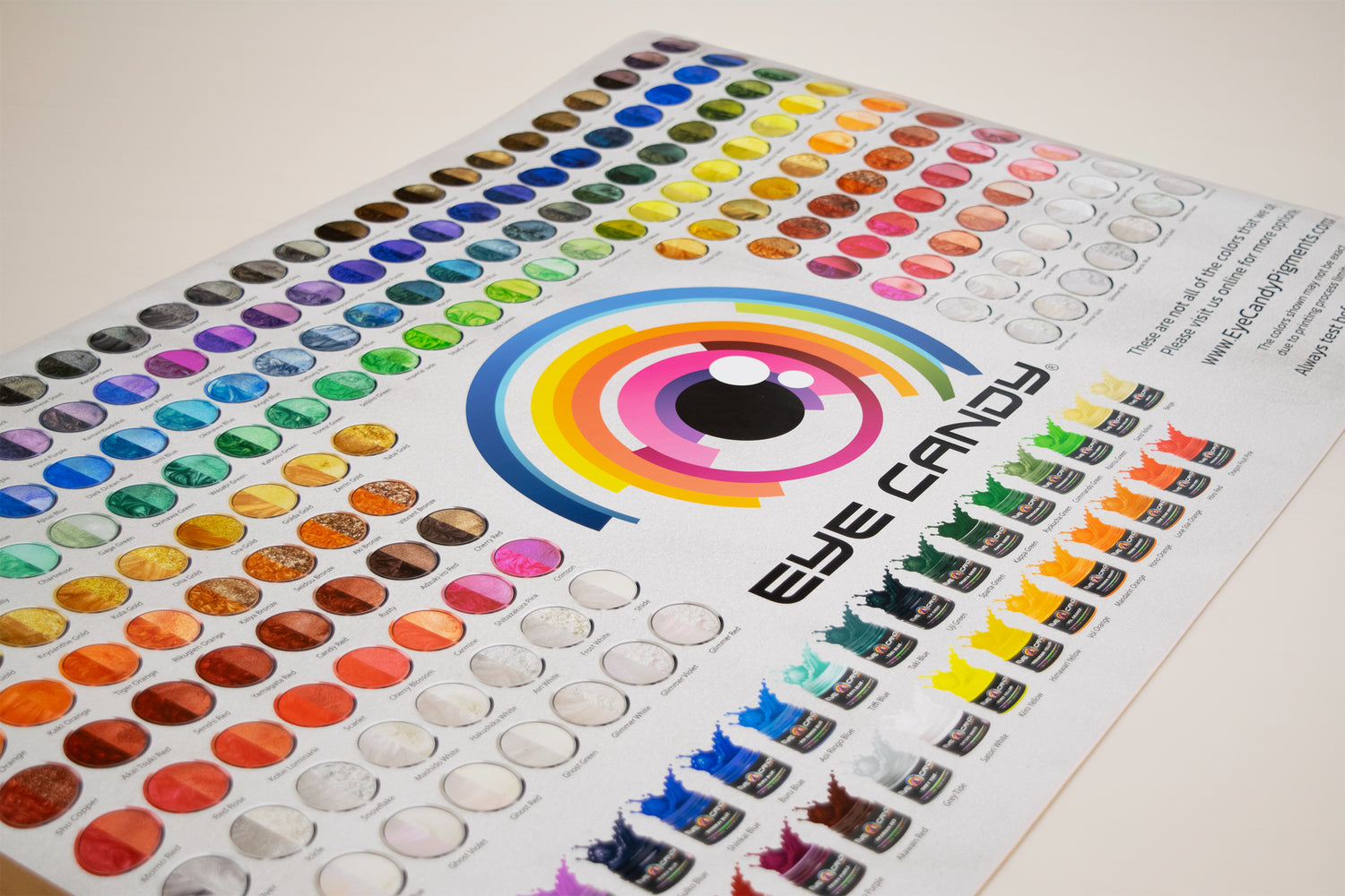 Color Chart Poster - 3' x 2' - Dec '25
