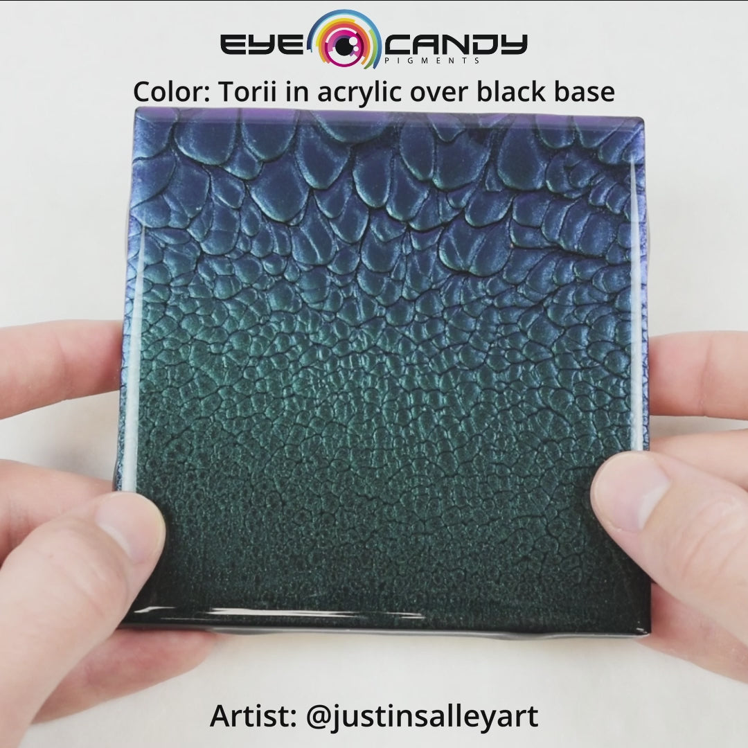 【極上グラデーション/美彫刻】マルチカラー フローライト 妖精 レインボー Eye Candy Pigments || Torii Ultrashift Mica Pigment Powder