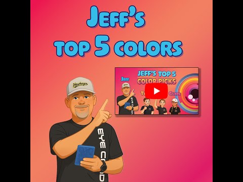 Jeff’s Top 5 Colors – Limited Edition 50g Pigment Set