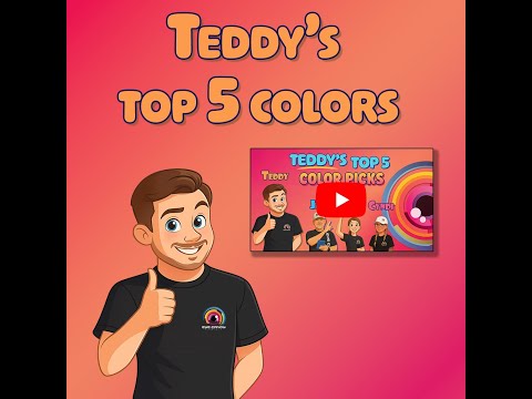 Teddy’s Top 5 Colors – Limited Edition 50g Pigment Set