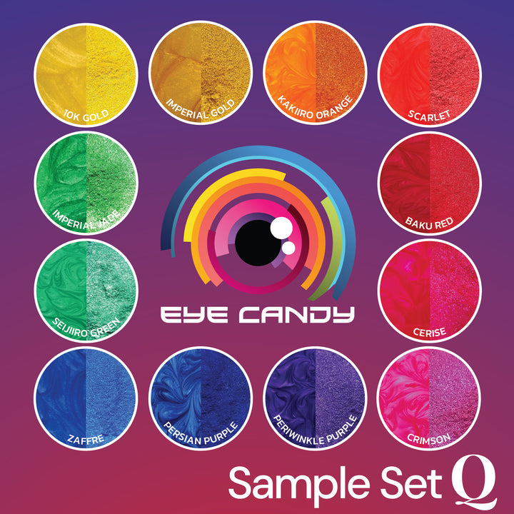 12 Color Opulent High Quality Powder Variety Pack Set Q