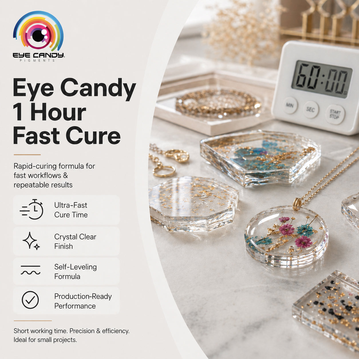 Eye Candy 1 HR Fast Cure Resin