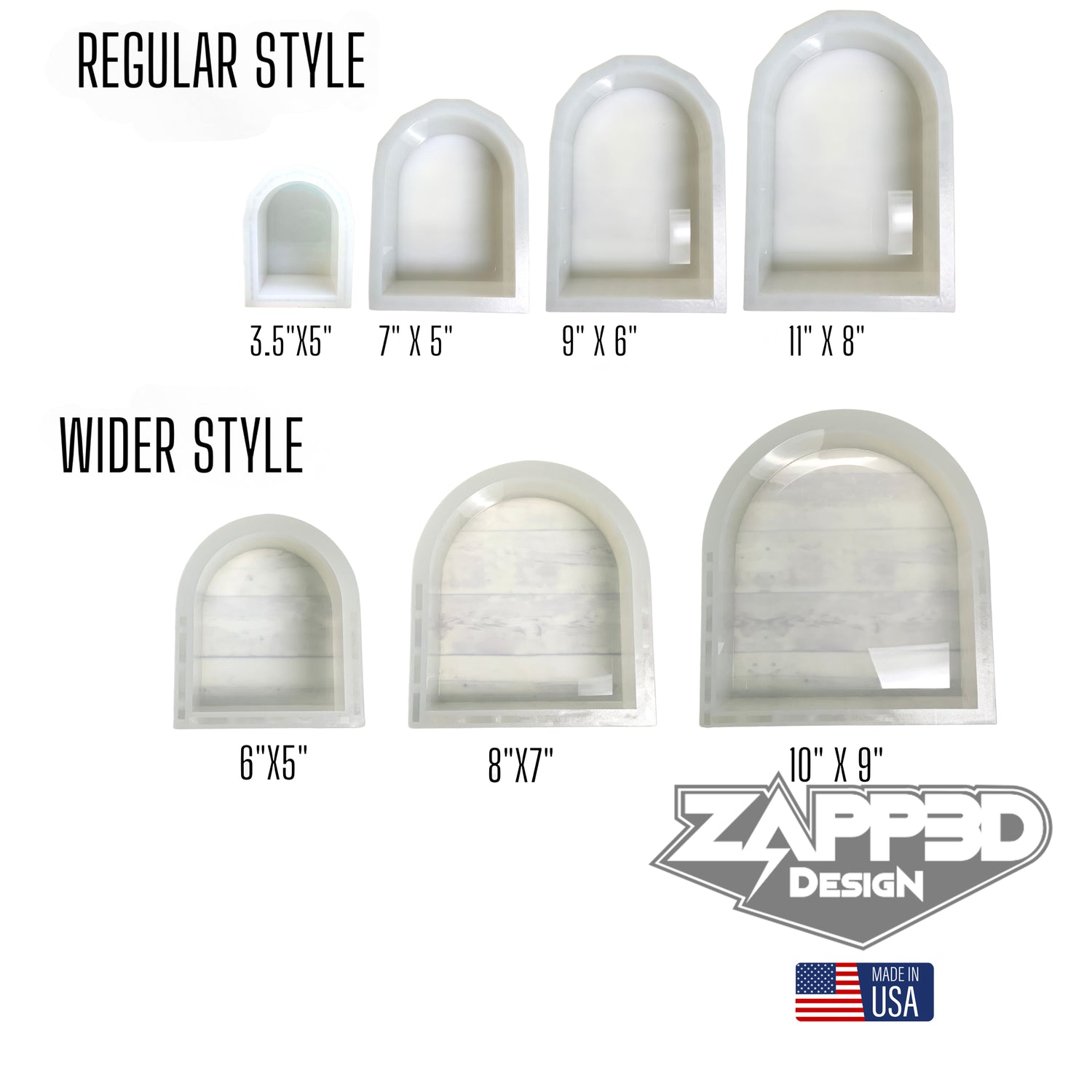 Deep Arch Mold | 7 Sizes |