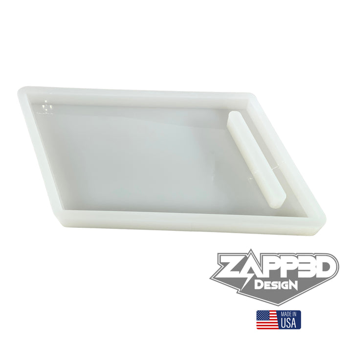 18"x 8"x 1.25" Slanted Rectangle Silicone Mold, Charcuterie Mold, Cheese Board Mold