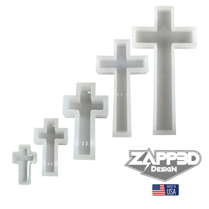 Cross Silicone Mold | 5 Sizes |