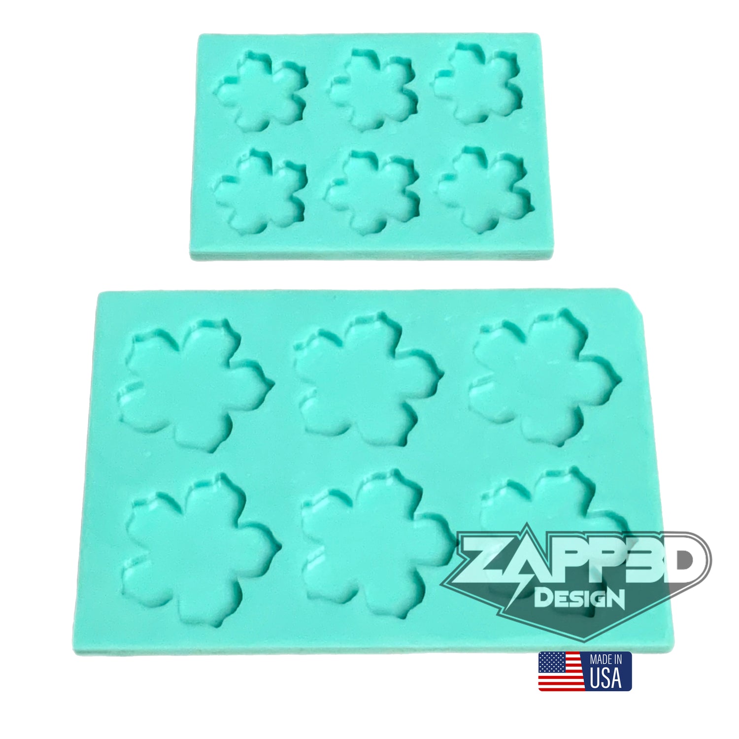 Lotus Mold for Resin | 2 Sizes | Magnet Mold, Hair Clip Mold, Keychain Mold