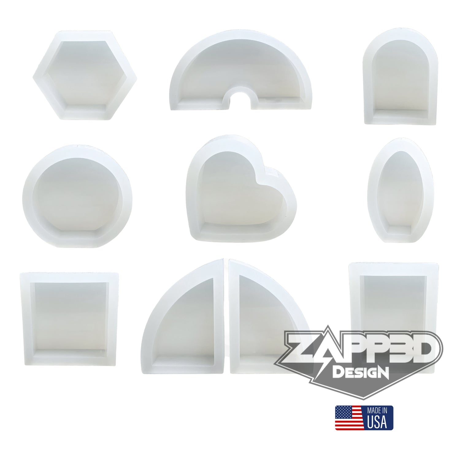 Paper Weight Molds | 9 Shapes | Baby Molds, Pocket Collection Molds