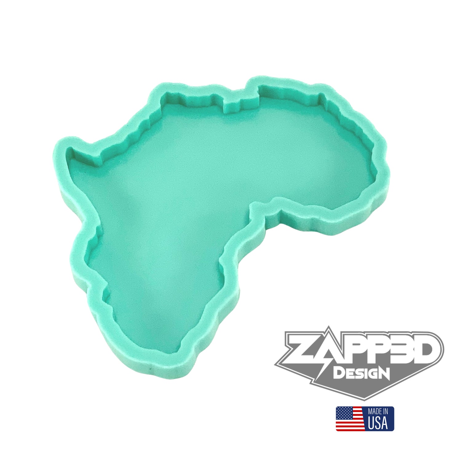 Africa FLAT Silicone Mold | 7"x 6" |