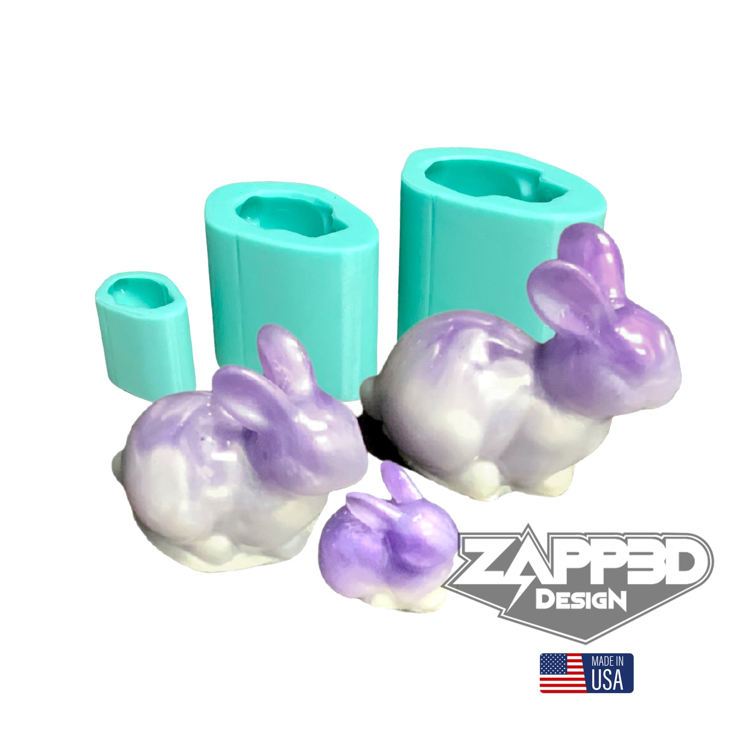 Bunny Mold, Rabbit Mold | 3 Sizes |