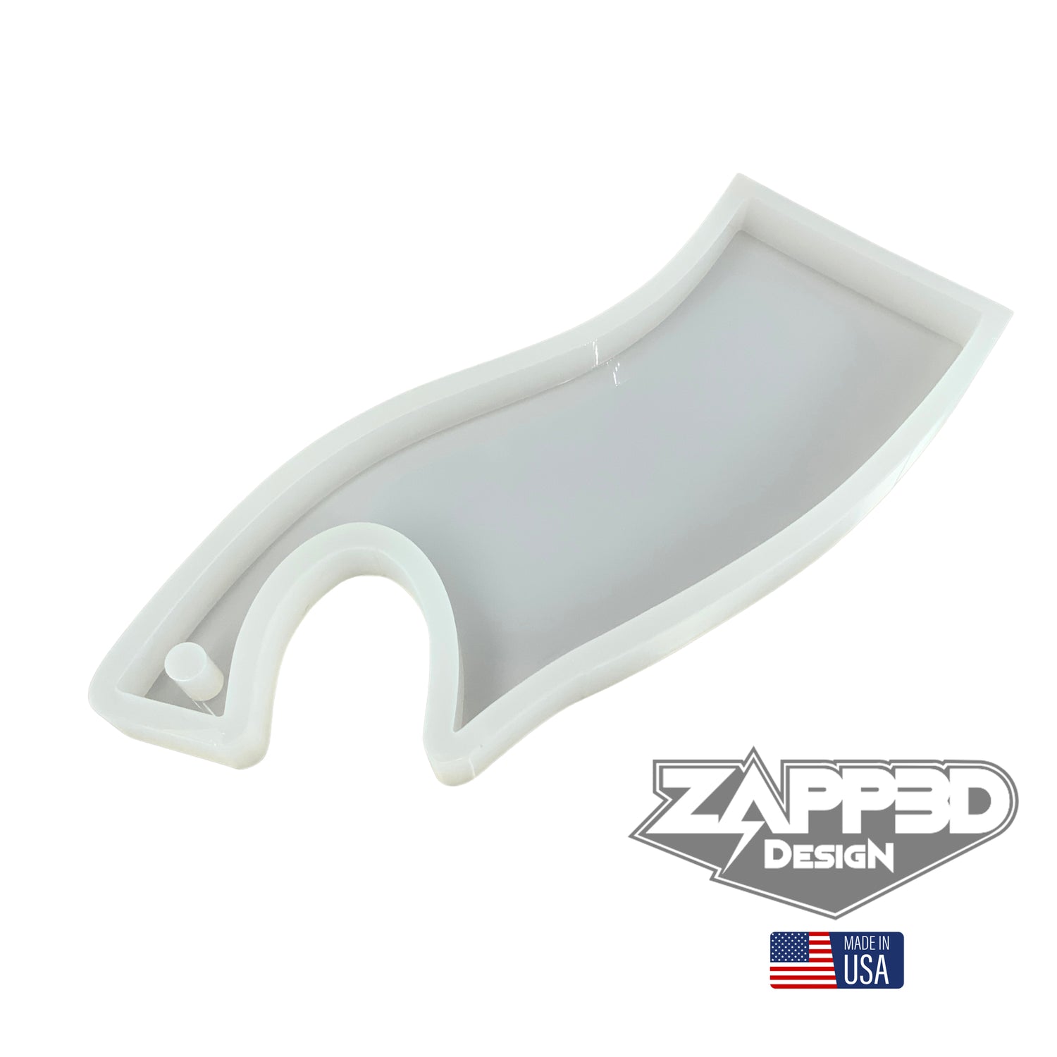 18"x 7.4" x 1.25" Cleaver Cheese Board Silicone Mold, Charcuterie Board Mold