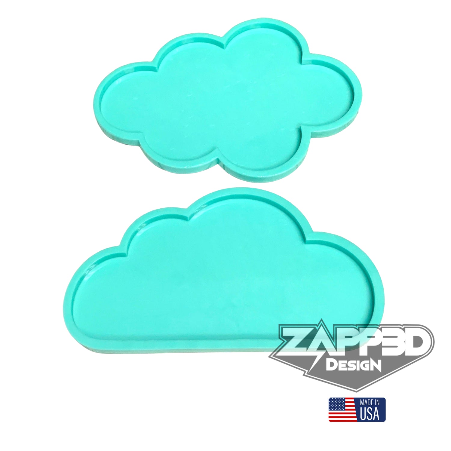 Cloud FLAT Silicone Mold | 2 Shapes |