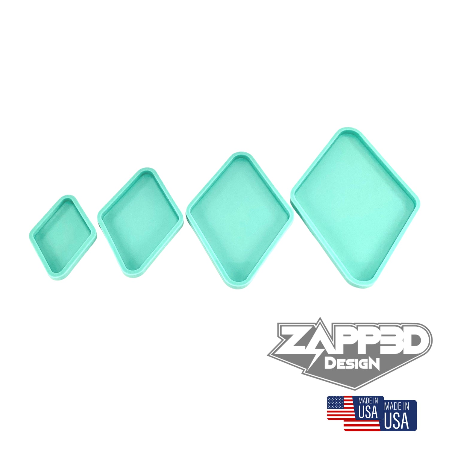 Diamond Flat Silicone Mold | 5", 7", 9", 11" |