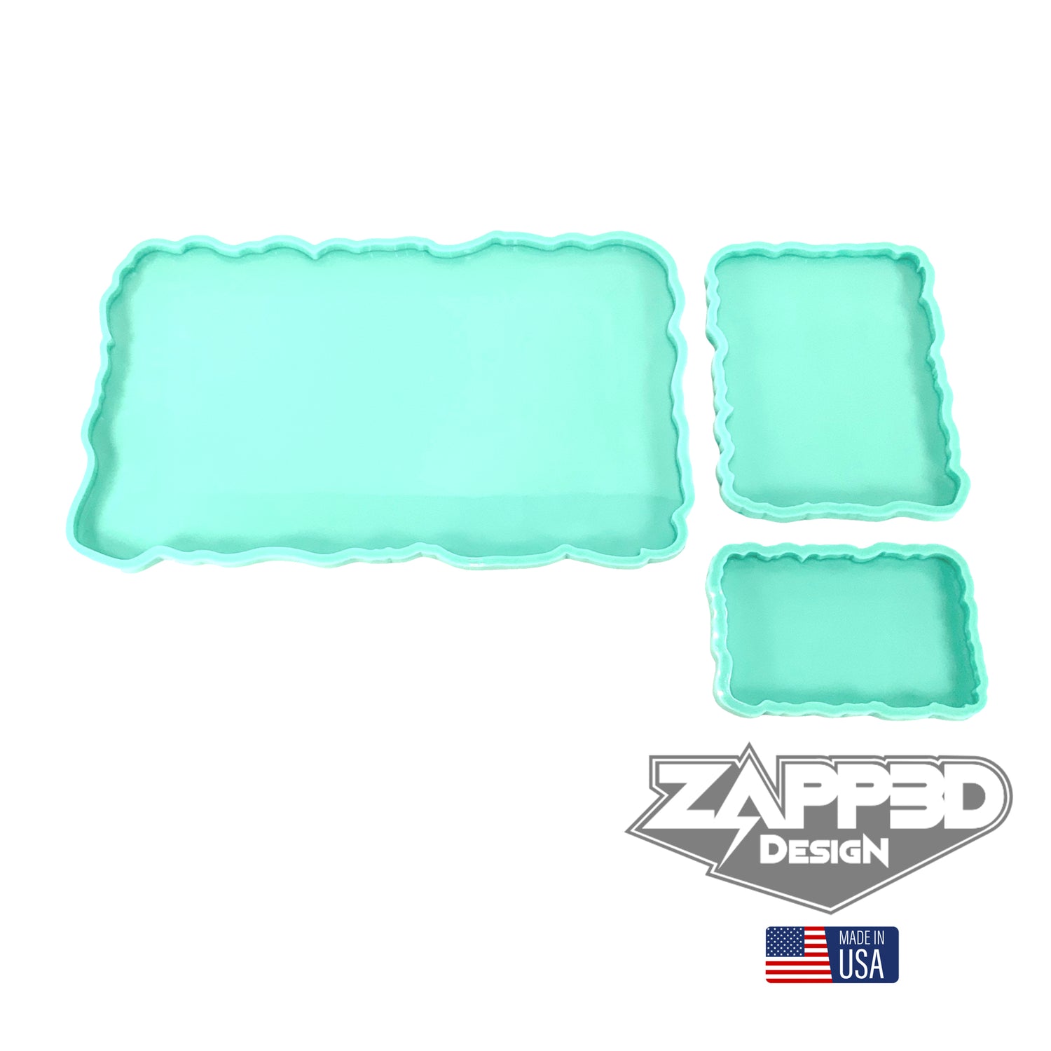 Geode FLAT Silicone Mold | 3 Sizes |