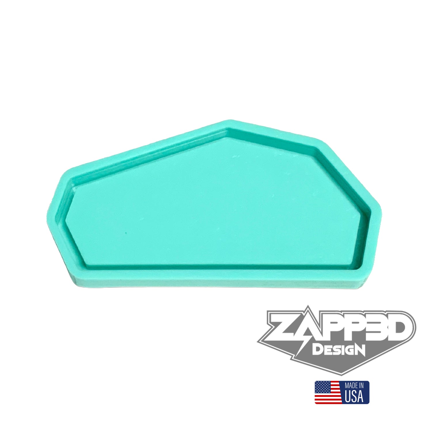 Irregular Tray Silicone Mold, Tray Mold | 8.25" X 4.25" | Polygon Tray Mold