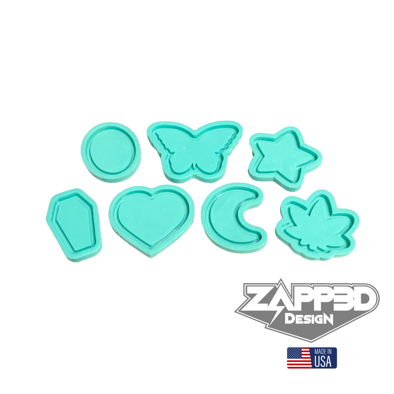 Mini Tray Molds | 7 Shapes | 3.5" Tall |
